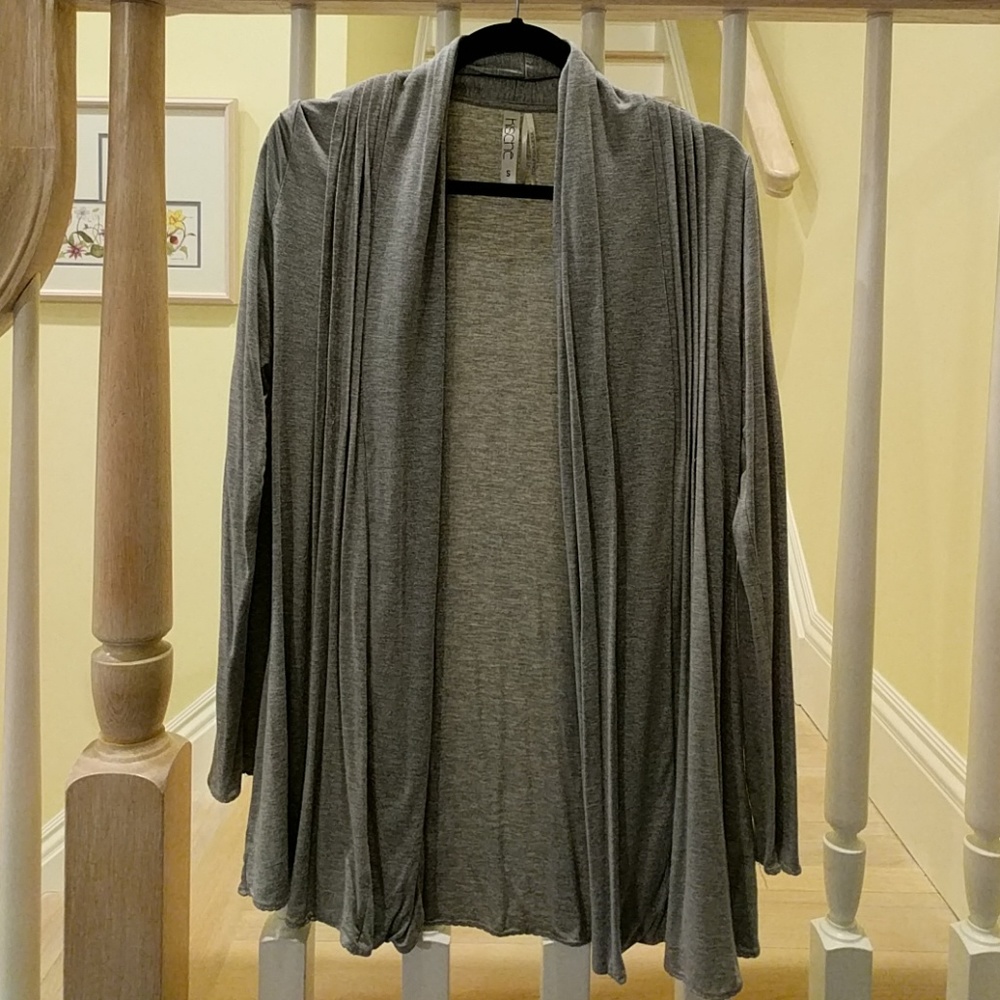 Pleated Cardigan